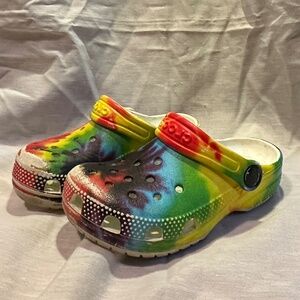 Tie Dye Crocs